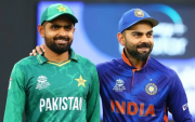 Virat Kohli and Babar Azam. (Photo by Michael Steele-ICC/ICC via Getty Images)