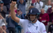 Joe Root’s celebration after his 28th Test Hundred (Photo Source: Twitter/ England Cricket)