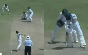Yasir Shah’s unplayable delivery to dismiss Kusal Mendis. (Photo Source: Twitter)