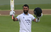Cheteshwar Pujara. (Photo by Mike Hewitt/Getty Images)