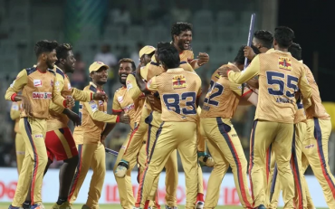 Nellai Royal Kings (NRK) are set to clash against in-form Chepauk Super Gillies (CSG) in Qualifier 1 of the Tamil Nadu Premier League 2022 (TNPL) at Salem Cricket Foundation Stadium in Salem on Wednesday. (Photo Source: Twitter)