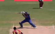 Suryakumar Yadav in the first T20I against West Indies. (Photo Source: Twitter)
