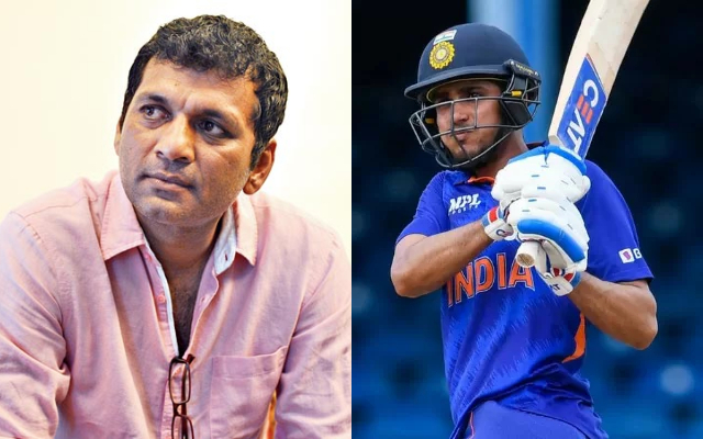 Devang Gandhi and Shubman Gill (Image Source: Twitter/BCCI)