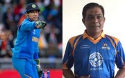 MS Dhoni & Rashid Latif (Photo Source: Twitter)