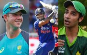 Salman Butt, Surkyakumar Yadav and Ricky Ponting (Photo Source: Twitter)