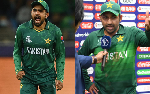 Babar Azam & Sarfaraz Ahmed (Image Source: Twitter)