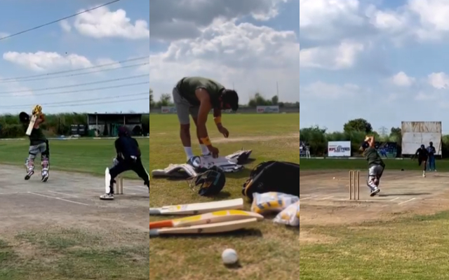 Suresh Raina Doing Batting Practise (Image Credit- Instagram)