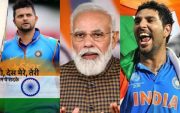 Suresh Raina, PM Modi And Yuvraj Singh (Image Credit- Instagram)