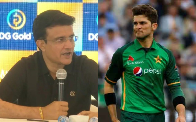 sourav ganguly and shaheen afridi (source-twitter)