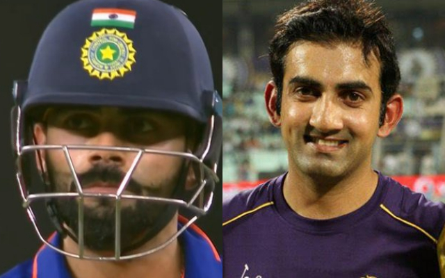 virat kohli and gautam gambhir (source-twitter)