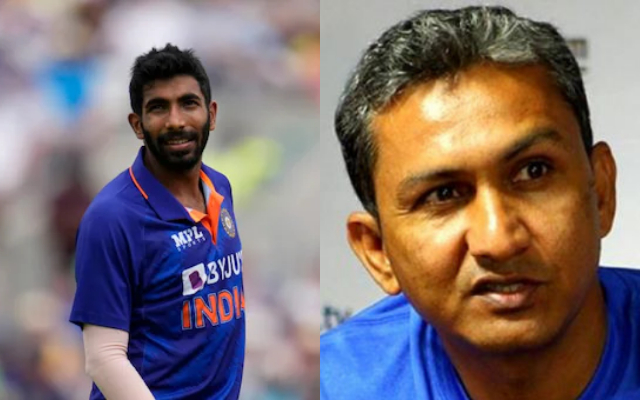 Sanjay Bangar and Jasprit Bumrah (Image Source: Twitter)