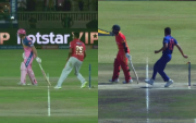 Ravi Ashwin’s mankad and Deepak Chahar’s mankad. (Photo Source: Twitter)
