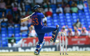 Suryakumar Yadav in the third T20I against West Indies. (Photo Source: Twitter)