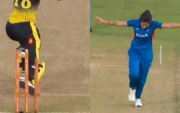 Renuka Singh Thakur ‘s inswinger. (Photo Source: Twitter)