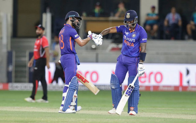 Virat Kohli and Suryakumar Yadav> (Photo Source: Twitter/BCCI)