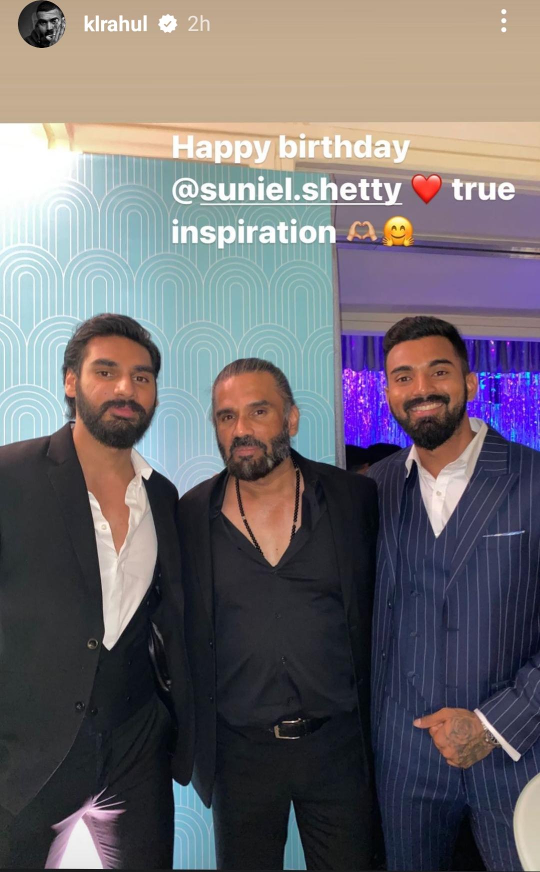 KL Rahul And Suniel Shetty (Image Credit- Instagram)