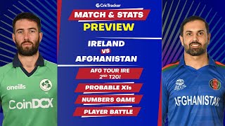 Ireland vs Afghanistan - 2nd T20I Match Stats, Predicted Playing XI and Previews