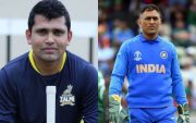 Kamran Akmal and MS Dhoni (Image Source: Twitter)