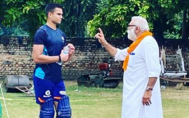 Arjun Tendulkar Training With Yograj Singh (Photo Source: Twitter)