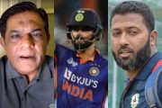 Rashid Latif, Virat Kohli & Wasim Jaffer (Image Source: Twitter)