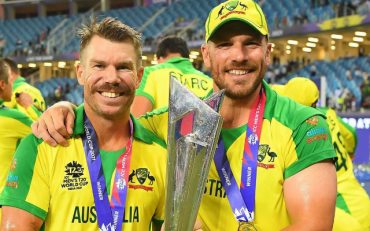 David Warner and Aaron Finch (Image Source: Getty Images)