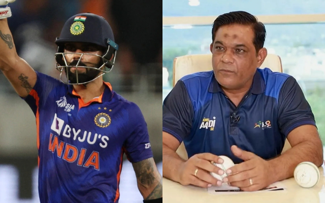 Virat Kohli & Rashid Latif (Photo Source: Twitter)