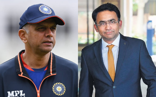 Rahul Dravid & Saba Karim (Image Source: Twitter)