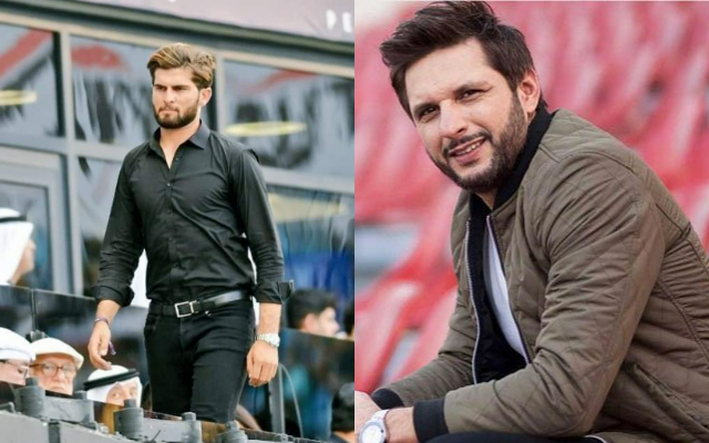 shaheen afridi and shahid afridi (source-twitter)