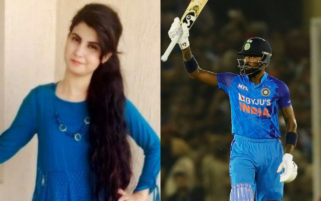 Hardik Pandya & Pakistani Actress (Photo Source: Twitter)