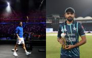 Babar Azam trolled for wishing happy retirement to Roger Federer (pic source-twitter)