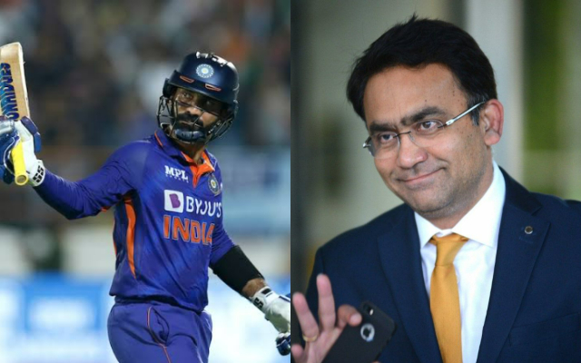 saba karim on dinesh karthik (pic source-twitter)