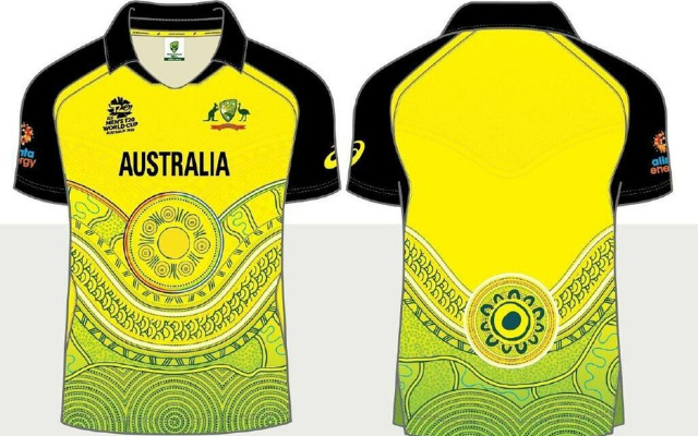 Australia's New Jersey. (Photo Source: Twitter/Cricket Australia)