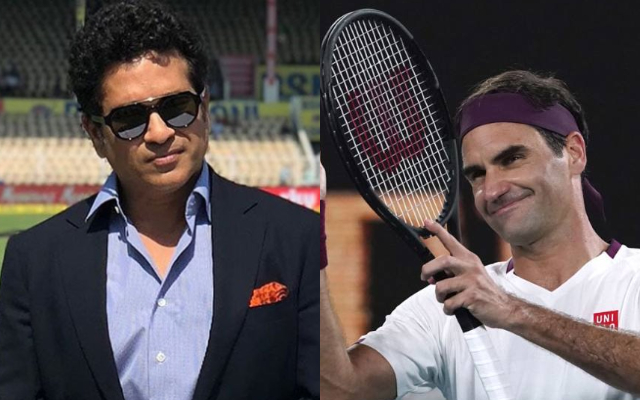 Sachin Tendulkar and Roger Federer (Image Source: Twitter)