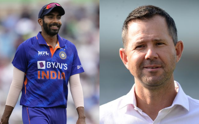 Jasprit Bumrah and Ricky Ponting (Image Source: Getty Images)
