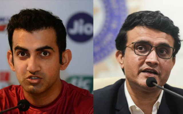 Gautam Gambhir and Sourav Ganguly (Image Source: Getty Images)
