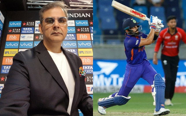 Nikhil Chopra and Virat Kohli (Image Source: Twitter)