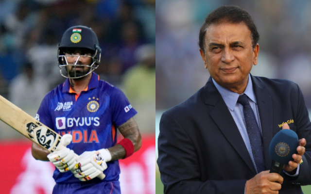 KL Rahul and Sunil Gavaskar (Image Source: Getty Images)