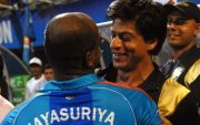 Sanath Jayasuriya and Shah Rukh Khan (Image Source: Twitter)