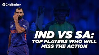 3 key players missing from action in IND vs SA T20I Series | India vs South Africa
