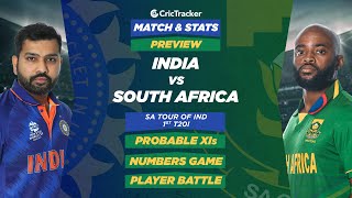 India v South Africa | T20I Series | 1st T20I | Match Preview | Stats Preview