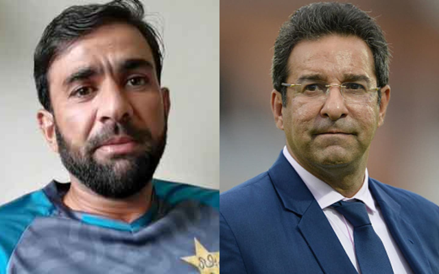 Iftikhar Ahmed and Wasim Akram (Image Source: YouTube/Getty Images) 