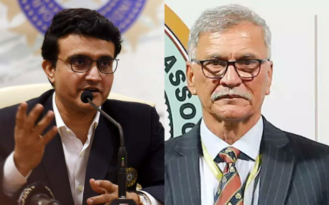 sourav ganguly and roger binny (pic source-twitter)