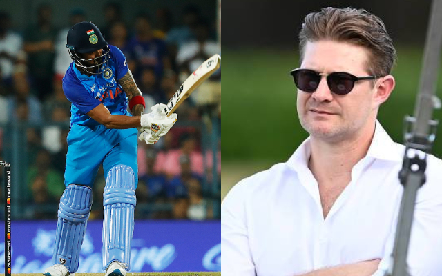 KL Rahul and Shane Watson (Image Source: BCCI Twitter/Getty Images)