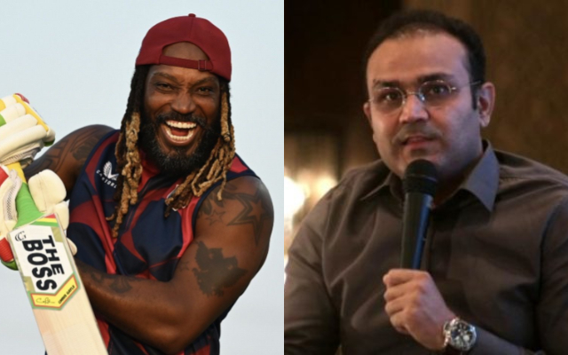 Chris Gayle and Virender Sehwag (Image Source: Getty Images)