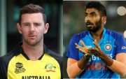 Josh Hazlewood and Jasprit Bumrah (Image Source: Getty Images/BCCI)