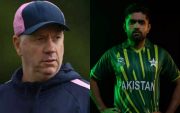 Stuart Law and Babar Azam (Image Source: Twitter)