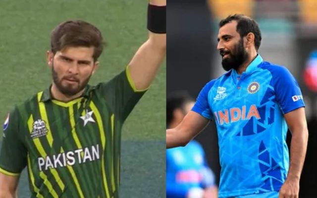 Mohammed Shami and Shaheen Shah Afridi (Image Credit- Twitter)