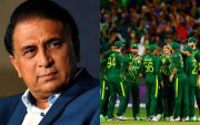 Sunil Gavaskar & Pakistan Team (Photo Source: Twitter)