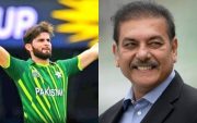 Shaheen Afridi and Ravi Shastri (Image Credit- Twitter)