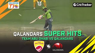 Team Abu Dhabi vs Qalandars | Super Hits | Match 8 | Abu Dhabi T10 League Season 4